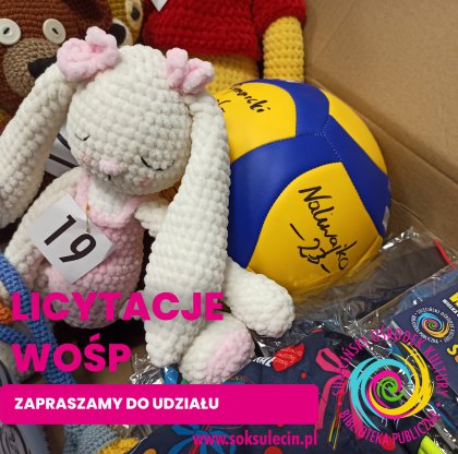 Zapraszamy do udziału w licytacjach w ramach finału WOŚP