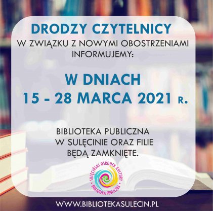 Informacja dotycząca funkcjonowania biblioteki