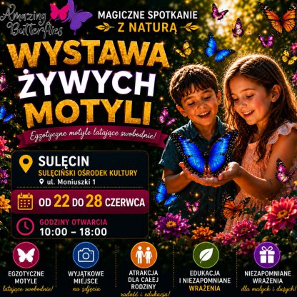 Już od 22. czerwca - Wystawa Żywych Motyli