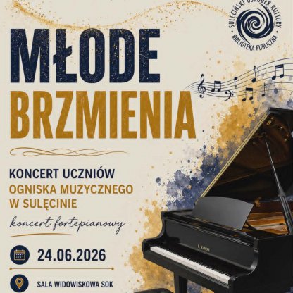 Młode Brzmienia - koncert uczniów Ogniska Muzycznego w Sulęcinie