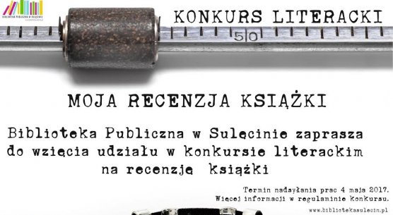 Konkurs literacki: najlepsza recenzja książki