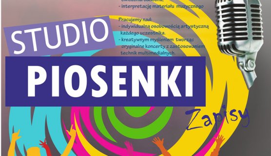 Zapisy do Studia Piosenki SOK na rok 2017/2018