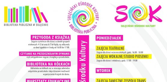 Oferta Sulęcińskiego Ośrodka Kultury i Biblioteki Publicznej w Sulęcinie na rok 2017/2018