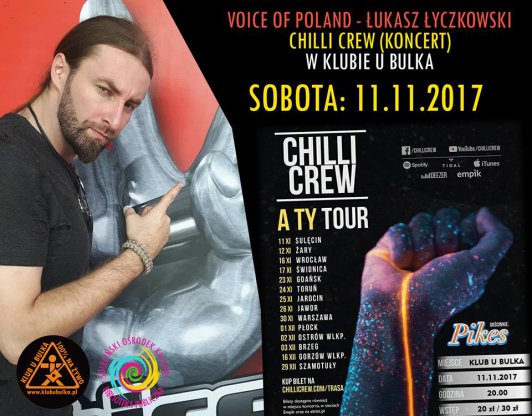 Łyczek LIVE & koncert: Chilli Crew w Klubie u Bulka / 11.11.2017r