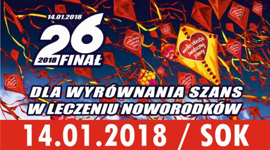 26. Finał Wielkiej Orkiestry Świątecznej Pomocy! Chcesz nas wesprzeć?