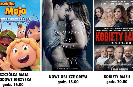 Kino w SOK: Pszczółka Maja / Nowe Oblicze Greya / Kobiety Mafii - 16.03.2018