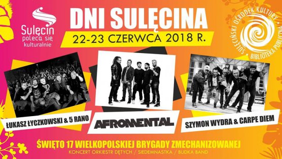 Dni Sulęcina 2018: OFERTA HANDLOWA, PROGRAM, REGULAMIN, OŚWIADCZENIE.
