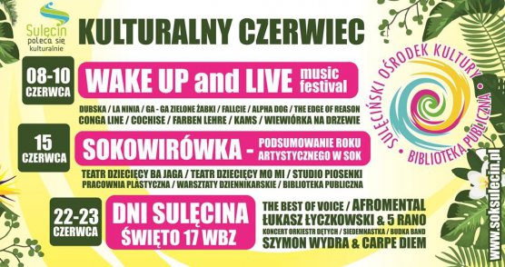 Kulturalny Czerwiec z Sulęcińskim Ośrodkiem Kultury