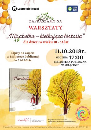 Warsztaty w Bibliotece - „Mirabelka – kiełkująca historia”