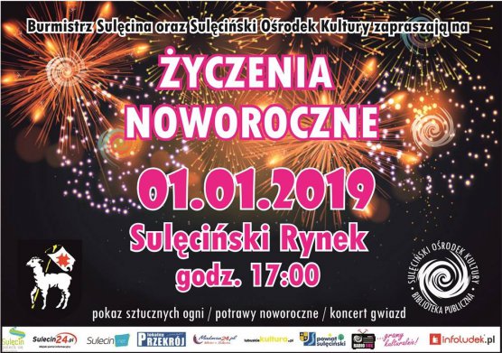 Życzenia Noworoczne na Sulęcińskim Rynku