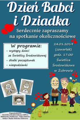 Dzień Babci i Dziadka w Żubrowie