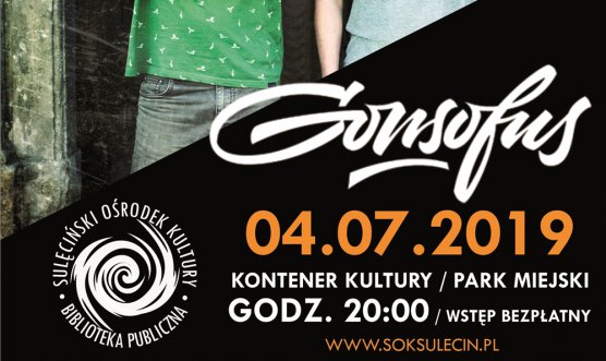 Koncert: Gonsofus / 4 lipca - Kontener Kultury