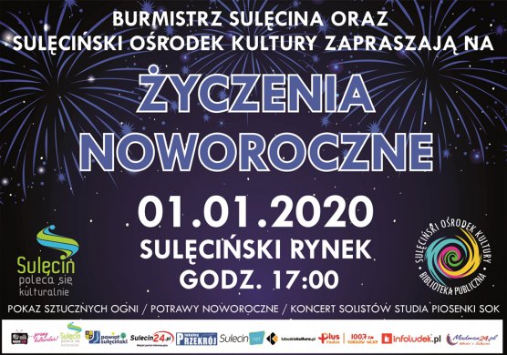 Życzenia Noworoczne na Sulęcińskim Rynku | 01.01.2020 r.