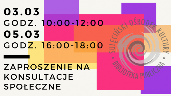 Zaproszenie na konsultacje społeczne