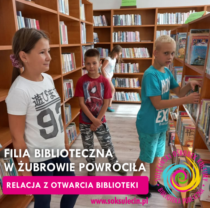 Filia biblioteczna w Żubrowie już otwarta!
