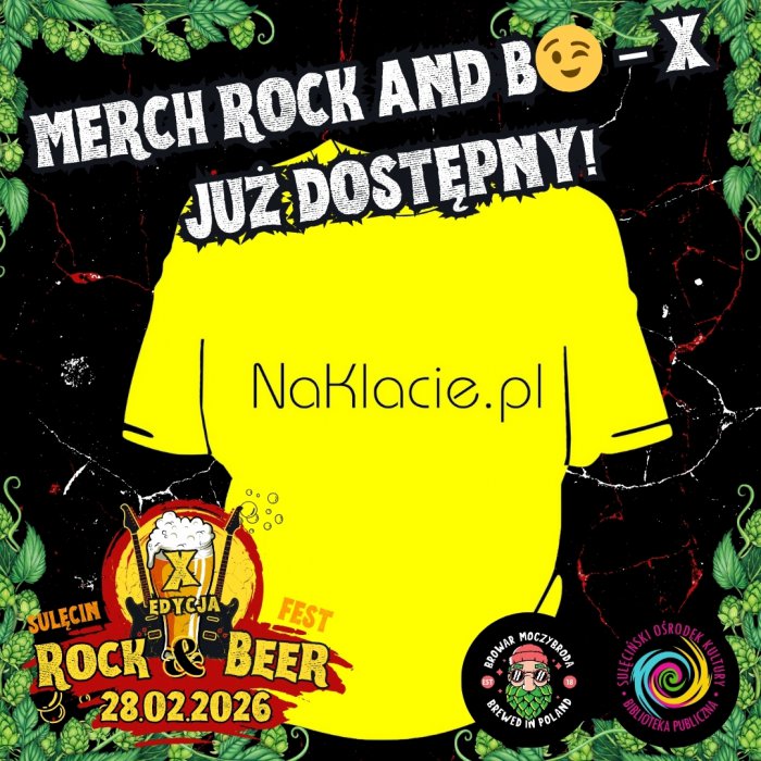 Oficjalny merch Rock and Beer - X Jubileuszowa Edycja