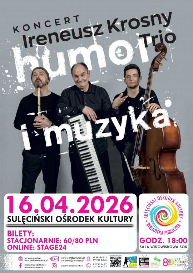 Ireneusz Krosny Trio - wyjątkowe wydarzenie już 16 kwietnia!