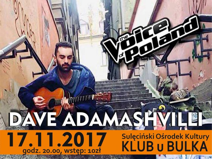 Dave Adamashvilli - koncert akustyczny / 17.11.2017r