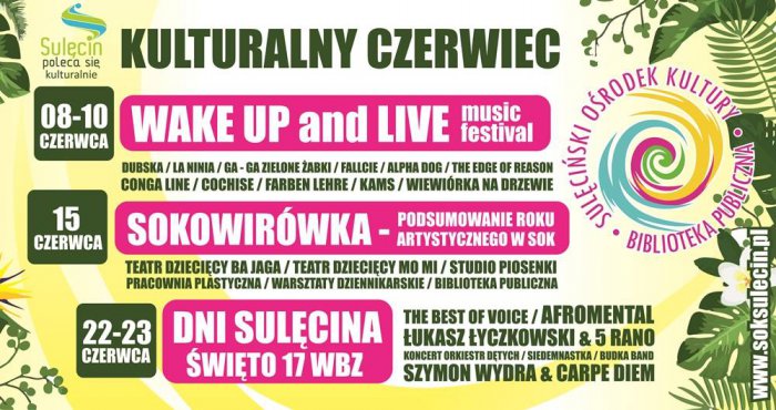 Kulturalny Czerwiec z Sulęcińskim Ośrodkiem Kultury