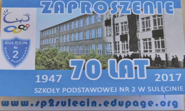 Jubileusz 70-lecia Szkoły Podstawowej nr 2 im. Polskich Olimpijczyków w SOK