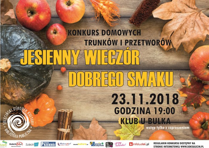 Jesienny Wieczór Dobrego Smaku - 23.11.2018 r.