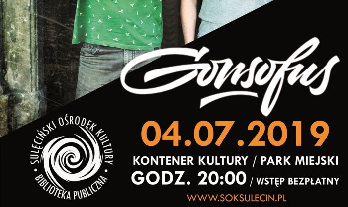 Koncert: Gonsofus / 4 lipca - Kontener Kultury