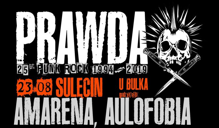 Koncert: Prawda + Aulofobia + Amarena