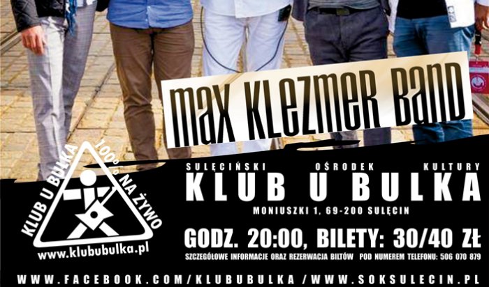 Max Klezmer Band w Klubie u Bulka