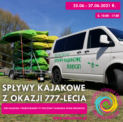 Spływy Kajakowe z okazji 777-lecia