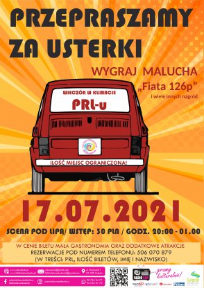 Przepraszamy za usterki - wieczór w klimacie PRL