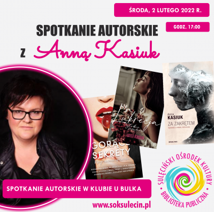 Spotkanie autorskie z Anną Kasiuk