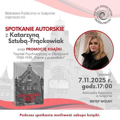 Spotkanie autorskie z Katarzyną Sztubą-Frąckowiak