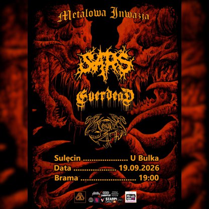 Metalowa Inwazja na Sulęcin - SARS, EverdeaD, TRANQUILLIZER 247|Klub  u Bulka