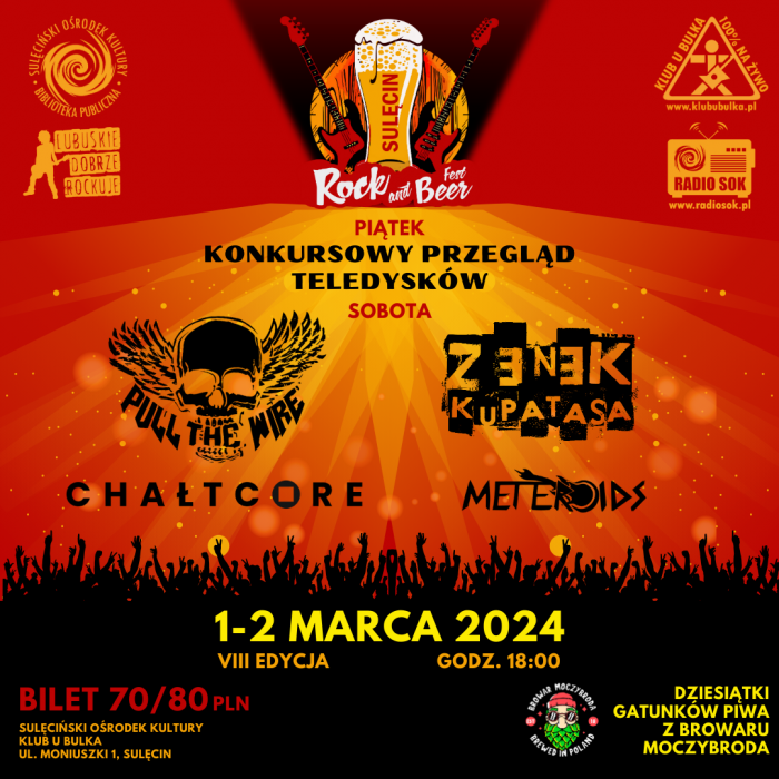VIII Rock & Beer Fest 2024 - Pull The Wire, Zenek Kupatasa, Chałtcore, Meteroidss