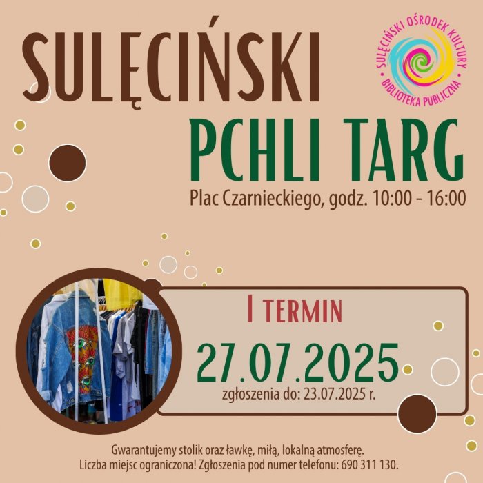 SULĘCIŃSKI PCHLI TARG  - I termin