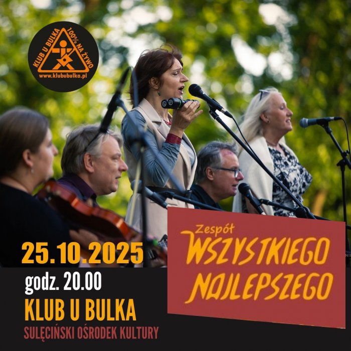 [SOLD-OUT] Wszystkiego Najlepszego - koncert z duszą w Klubie u Bulka