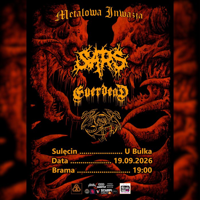 Metalowa Inwazja na Sulęcin - SARS, EverdeaD, TRANQUILLIZER 247|Klub  u Bulka