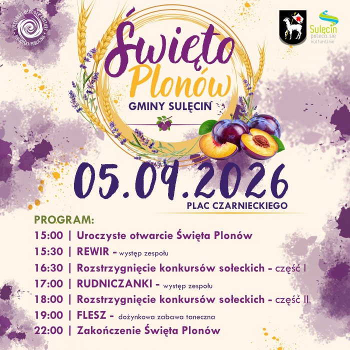 Święto Plonów Gminy Sulęcin 2026