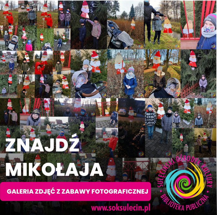Znajdź Mikołaja - zabawa fotograficzna