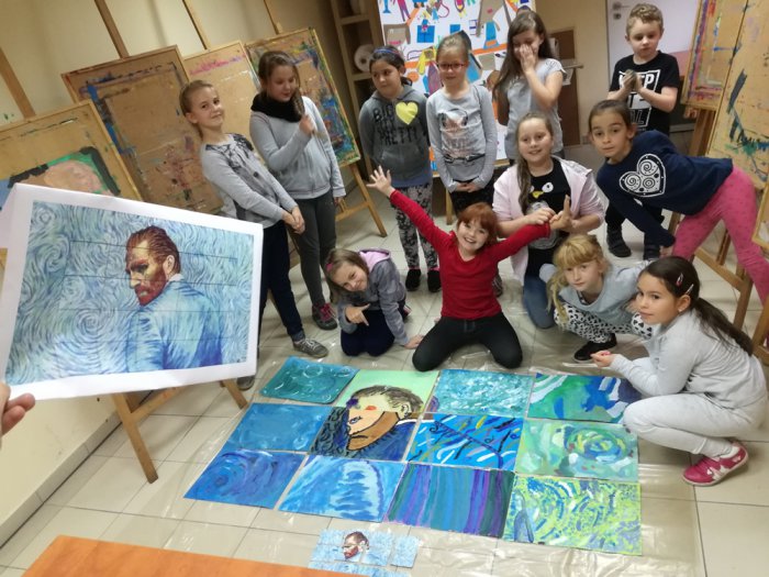 "Twój Vincent" w pracowni plastycznej SOK